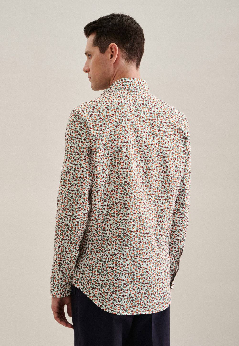 Studio Seidensticker Twill Business Hemd In Slim Mit Kentkragen