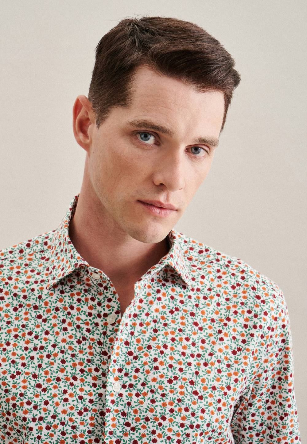 Studio Seidensticker Twill Business Hemd In Slim Mit Kentkragen