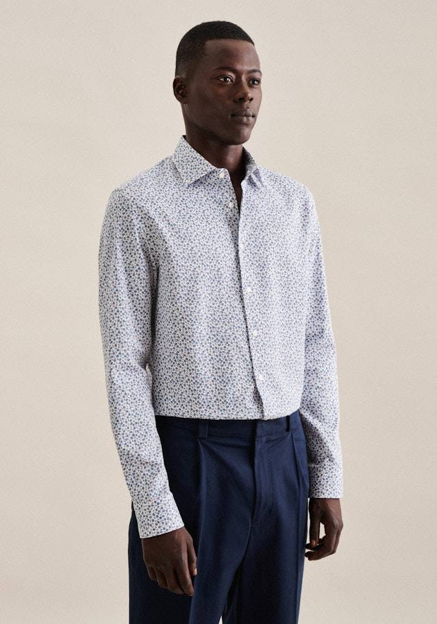 Studio Seidensticker Twill Business Hemd in Slim mit Kentkragen