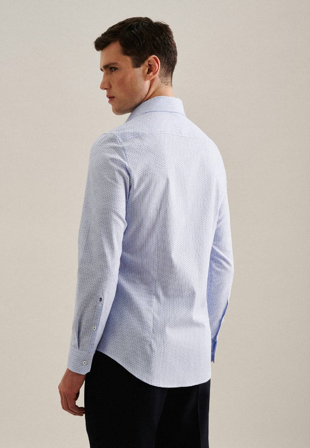 Studio Seidensticker Twill Business Hemd In X-Slim Mit Kentkragen