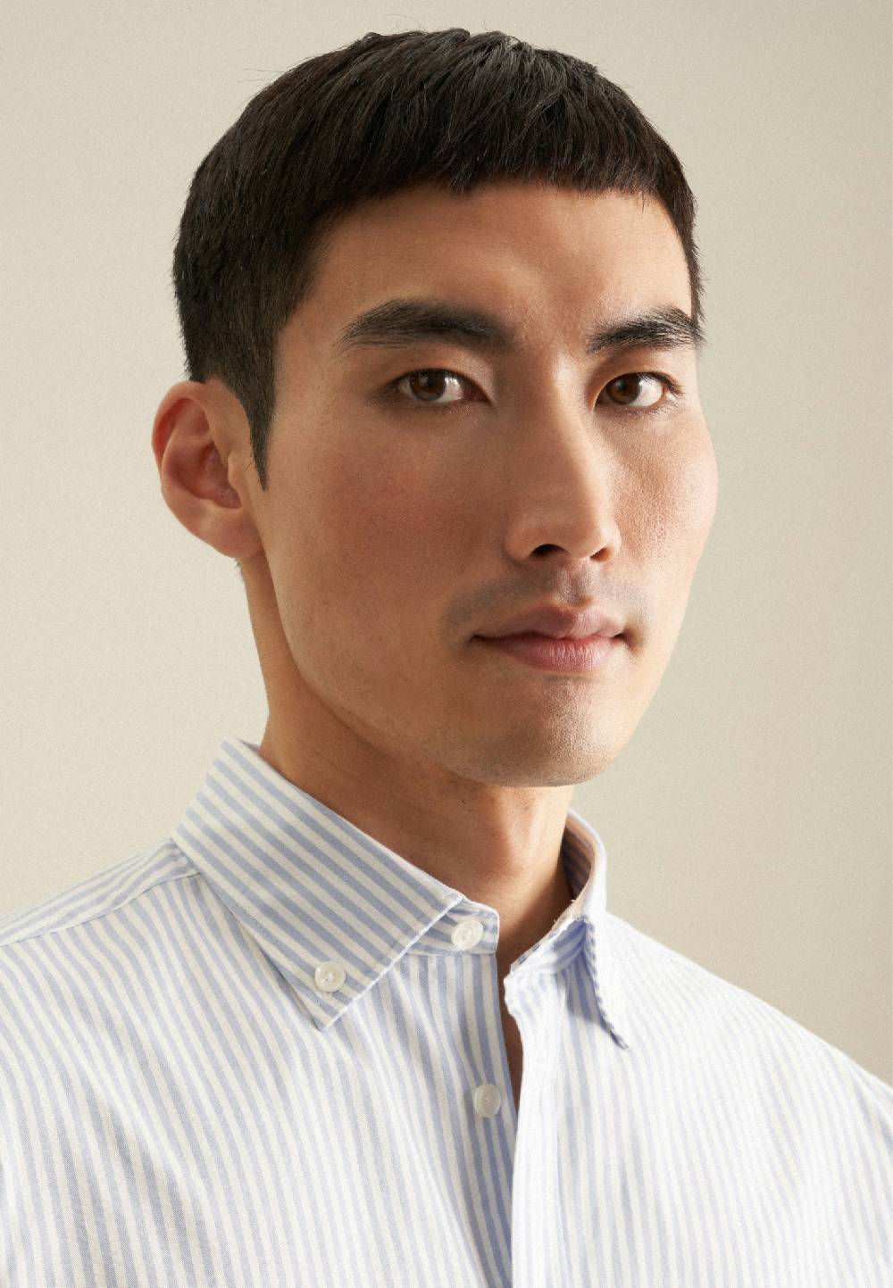 Studio Seidensticker Twill Casual Hemd In Regular Mit Button-Down-Kragen