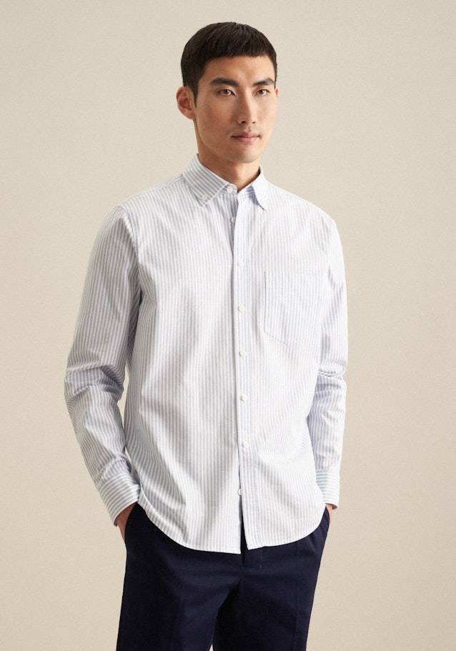 Studio Seidensticker Twill Casual Hemd in Regular mit Button-Down-Kragen
