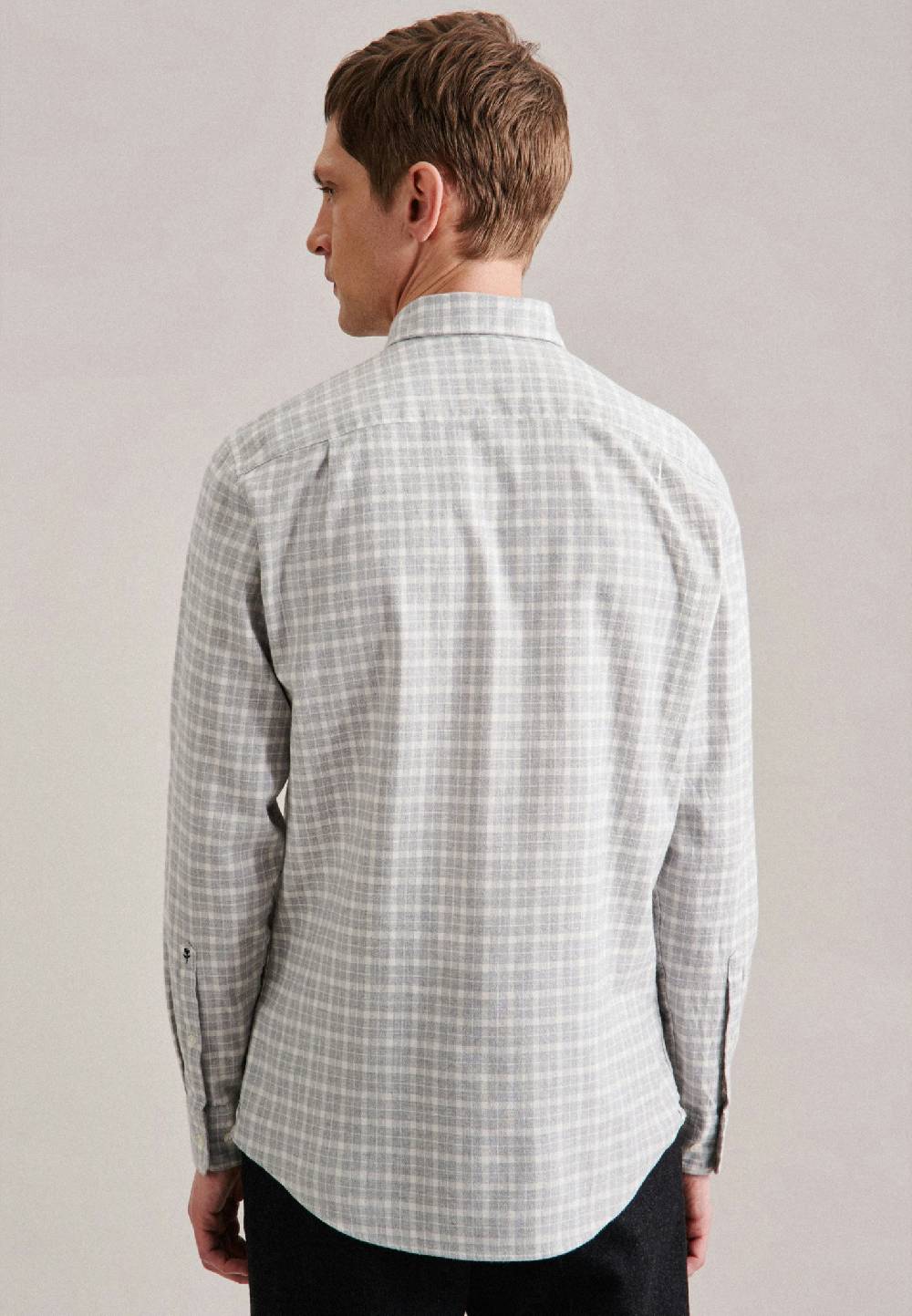 Studio Seidensticker Twill Casual Hemd In Regular Mit Button-Down-Kragen