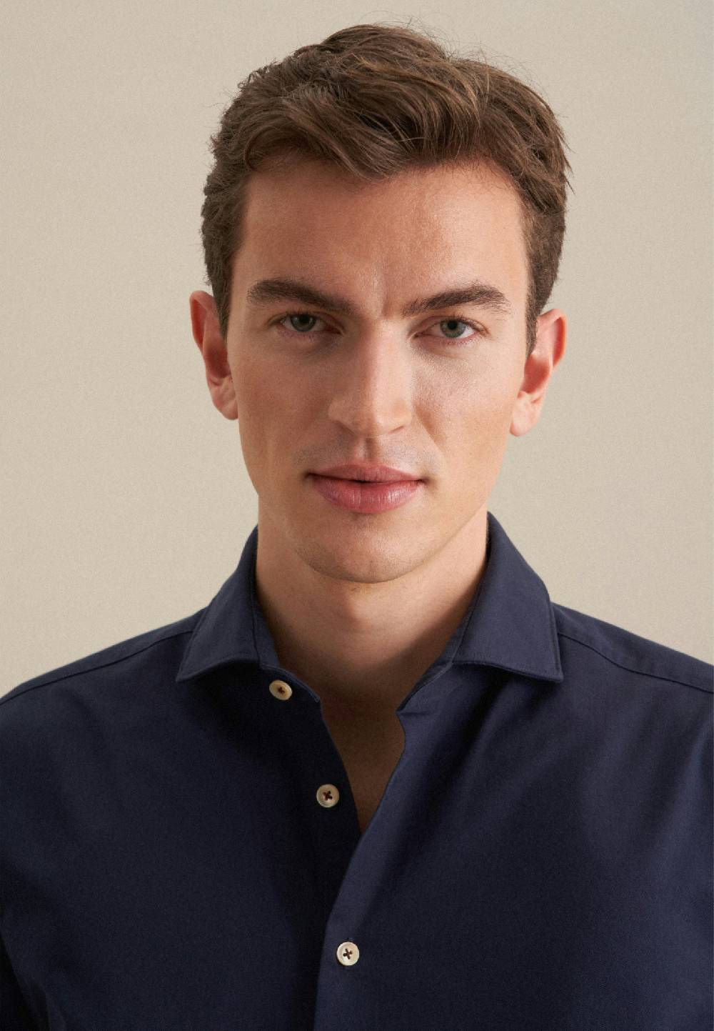 Studio Seidensticker Twill Casual Hemd In Regular Mit Kentkragen