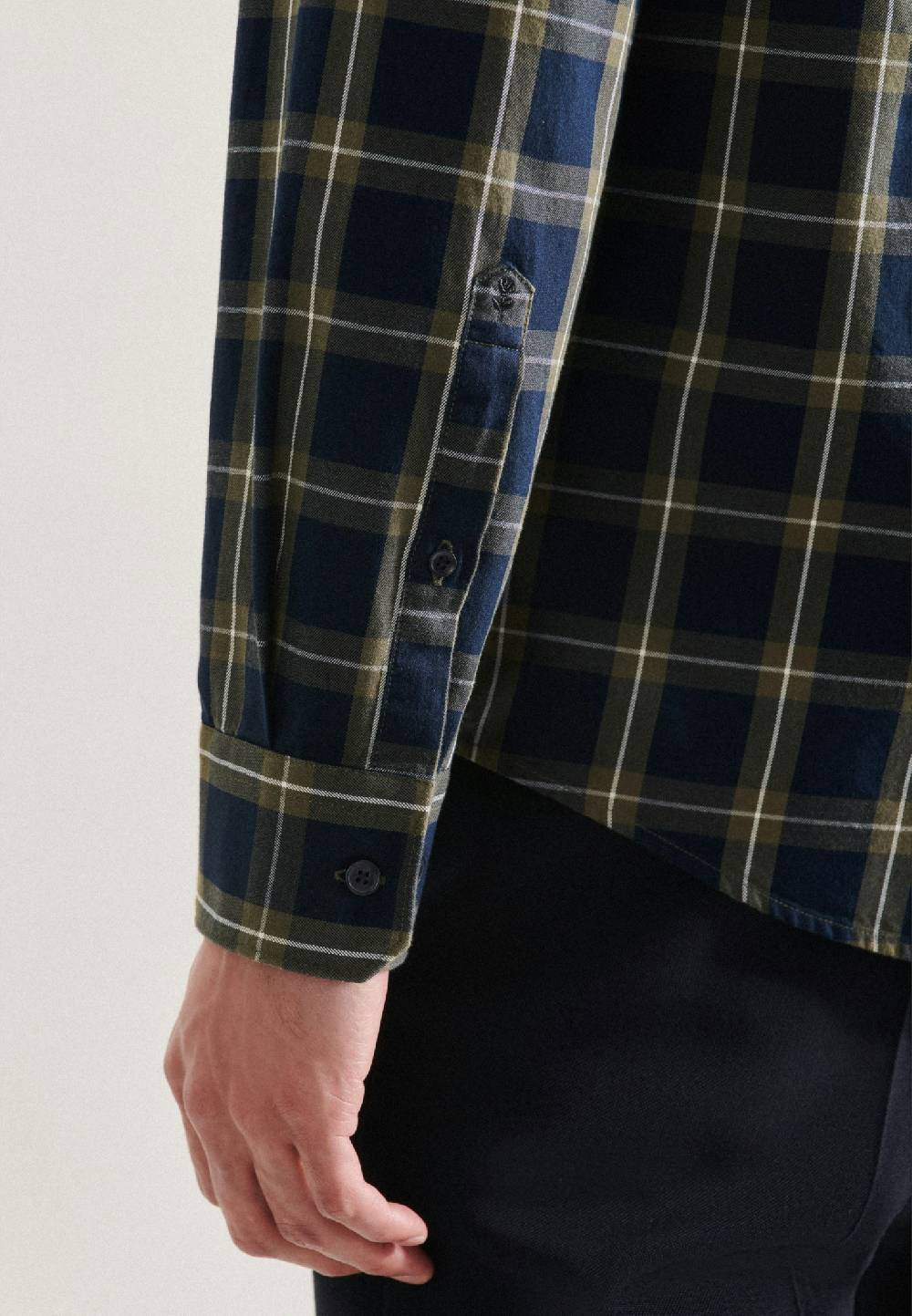 Studio Seidensticker Twill Casual Hemd In Regular Mit Kentkragen