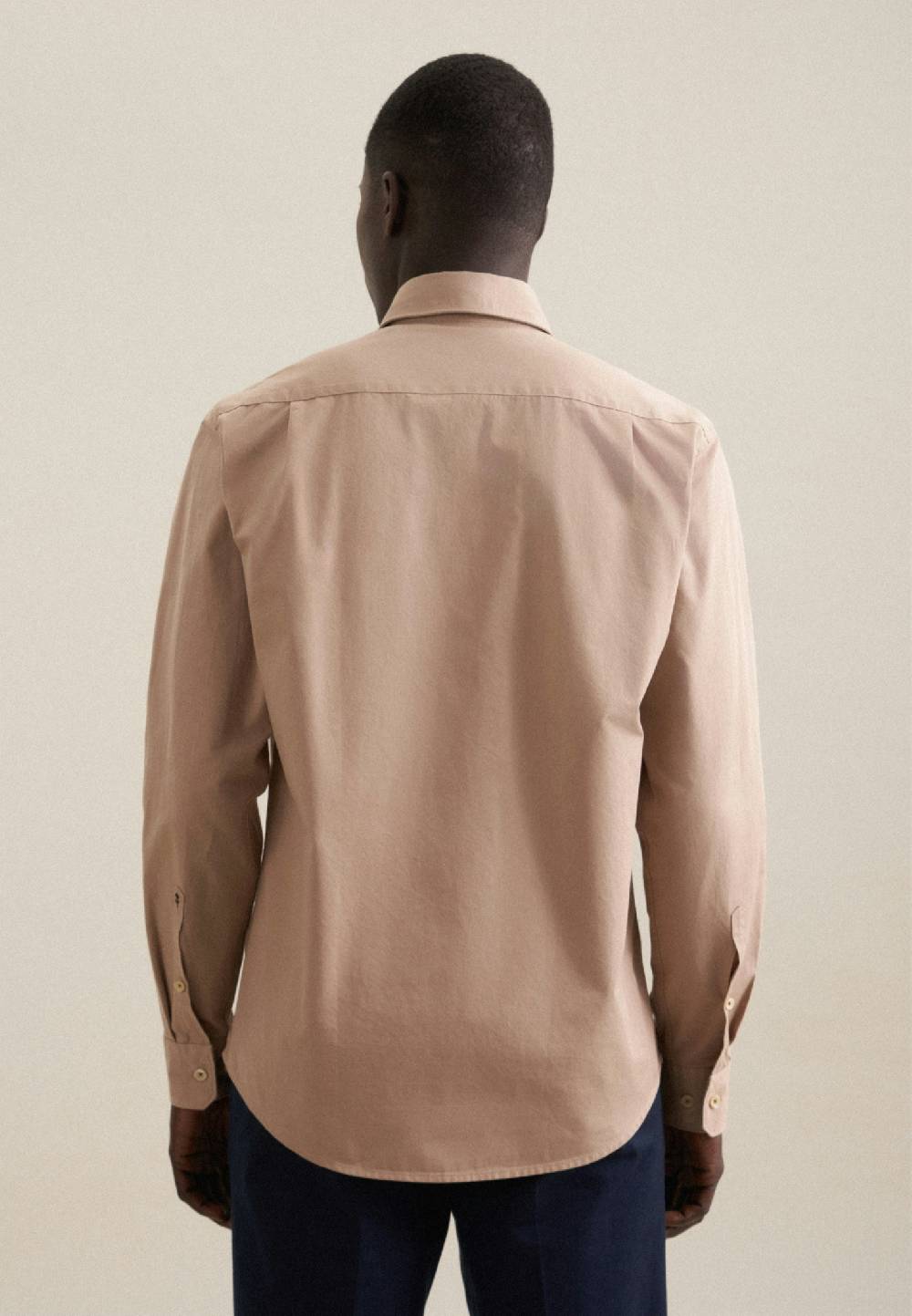 Studio Seidensticker Twill Casual Hemd In Regular Mit Kentkragen