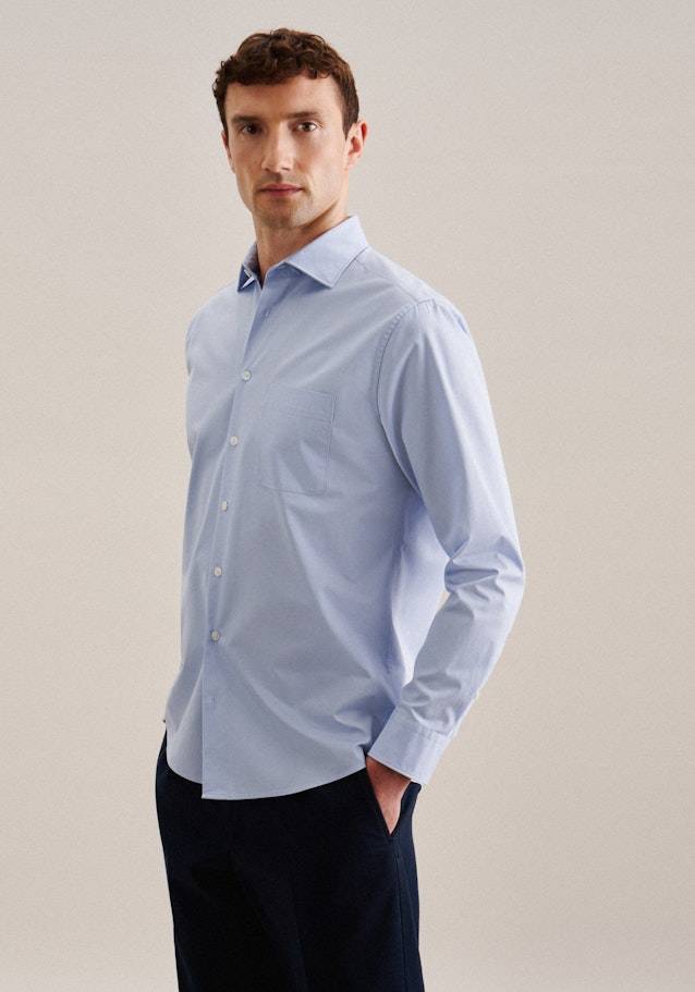 Studio Seidensticker Twill Casual Hemd in Regular mit Kentkragen