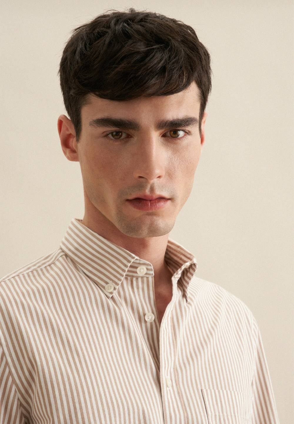 Studio Seidensticker Twill Casual Hemd In Slim Mit Button-Down-Kragen