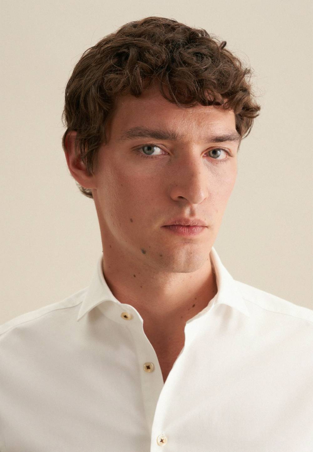 Studio Seidensticker Twill Casual Hemd In Slim Mit Kentkragen