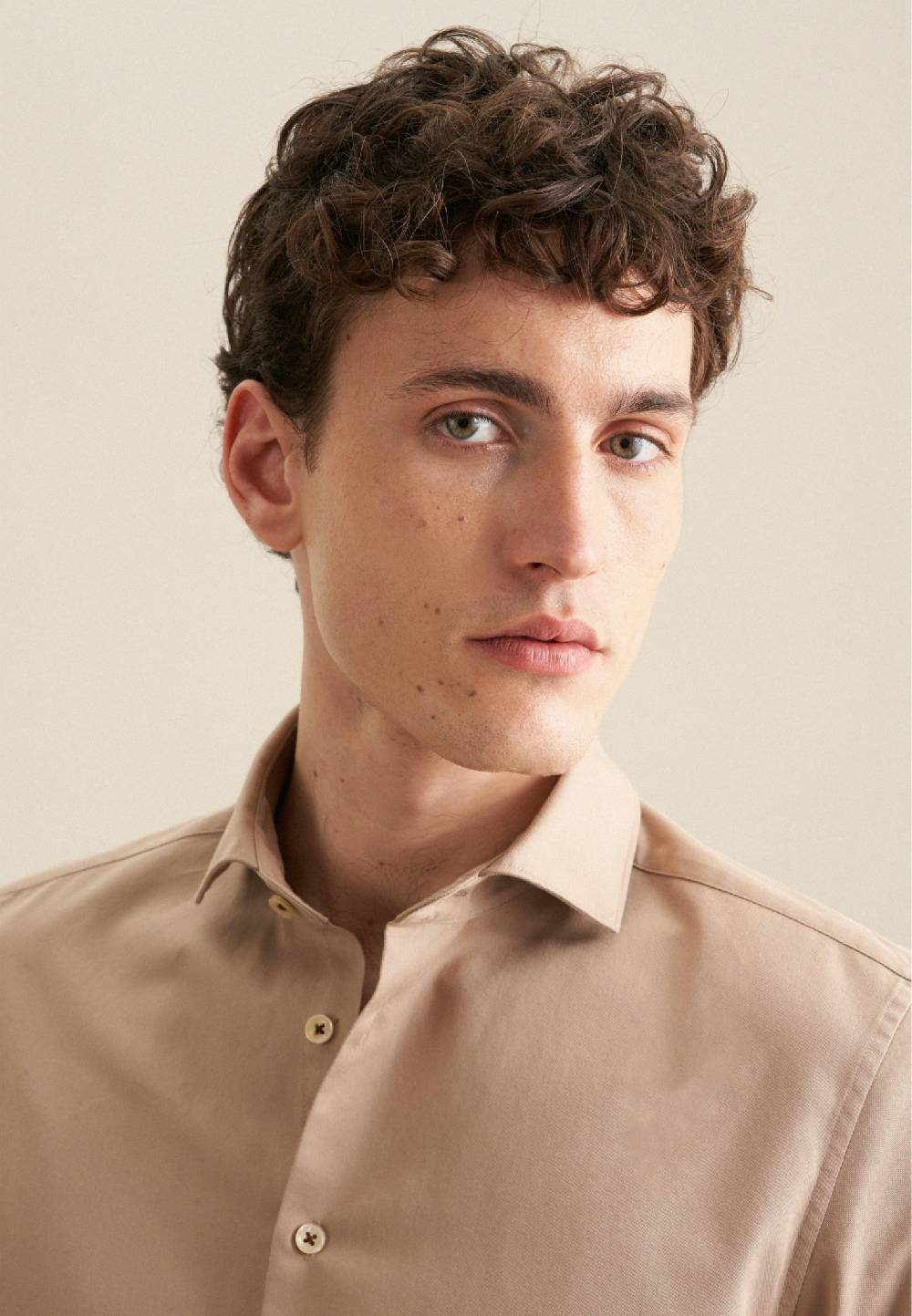 Studio Seidensticker Twill Casual Hemd In Slim Mit Kentkragen