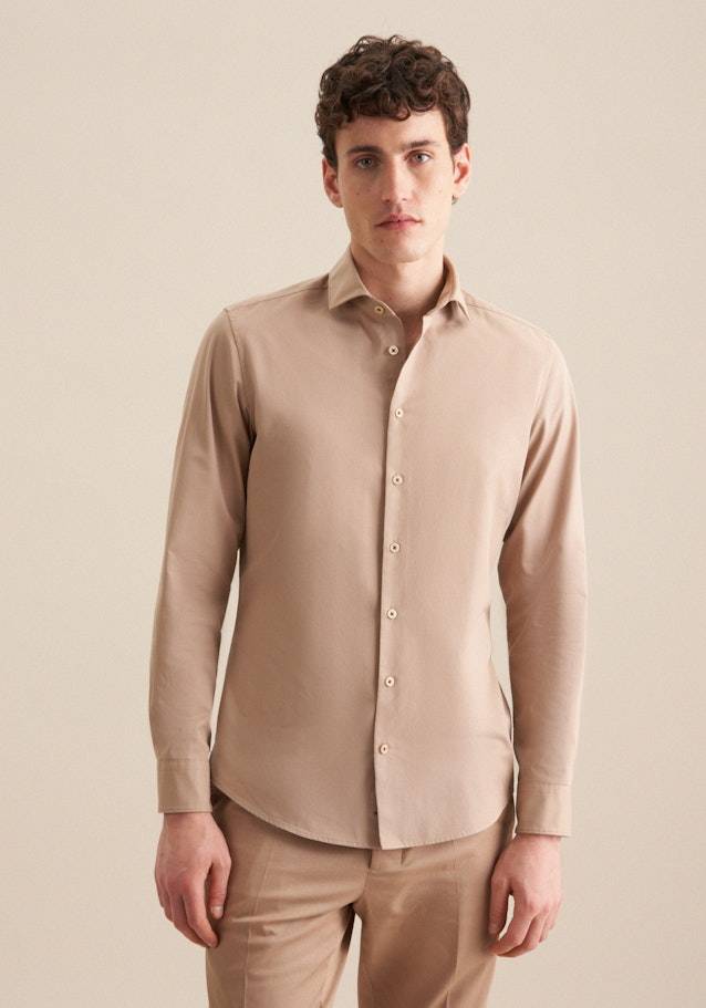 Studio Seidensticker Twill Casual Hemd in Slim mit Kentkragen Studio Seidensticker Twill Casual Hemd in Slim mit Kentkragen