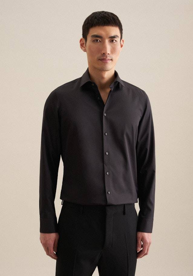 Studio Seidensticker Twill Performance-Hemd in Slim mit Kentkragen