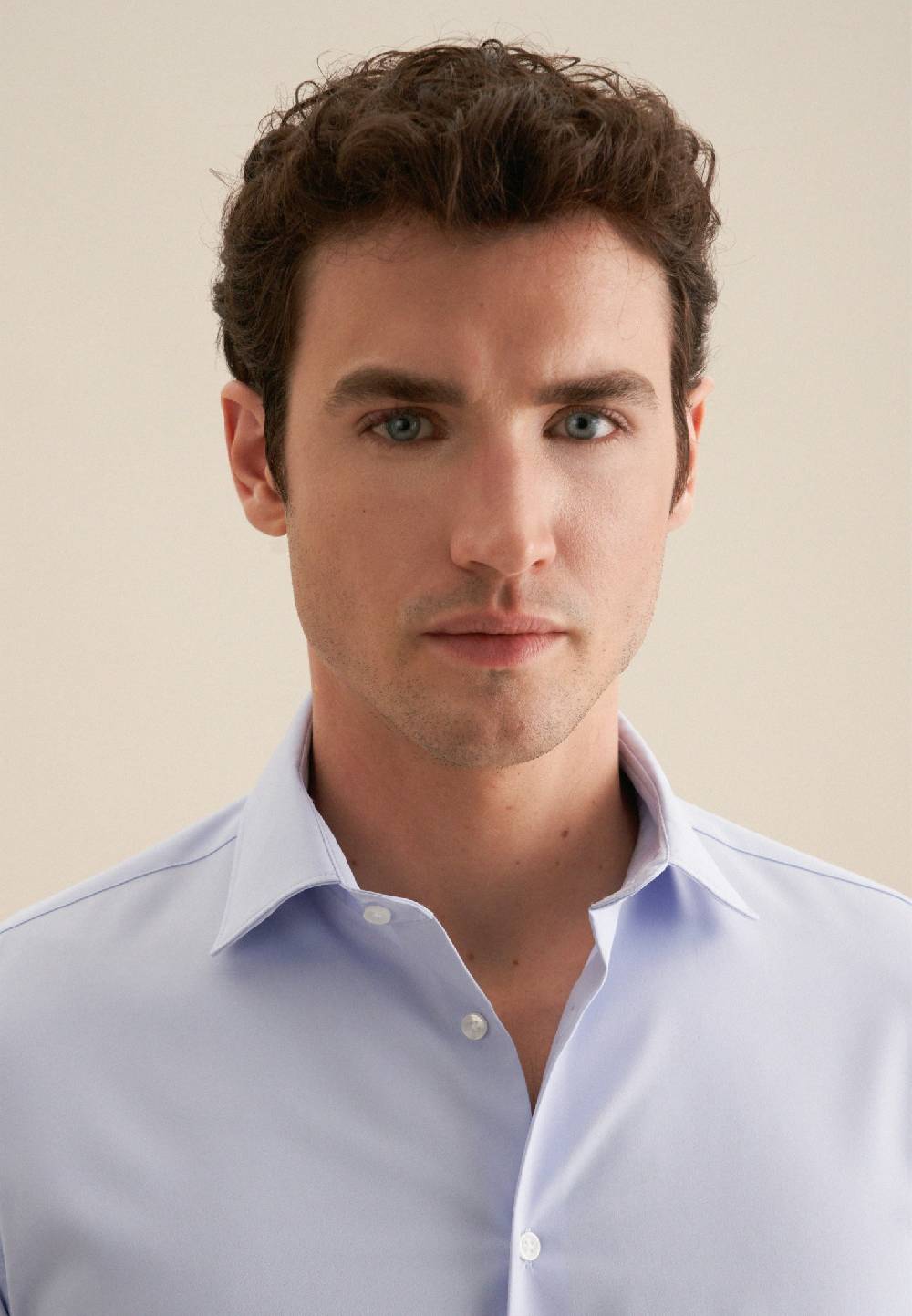 Studio Seidensticker Twill Performance-Hemd In Slim Mit Kentkragen