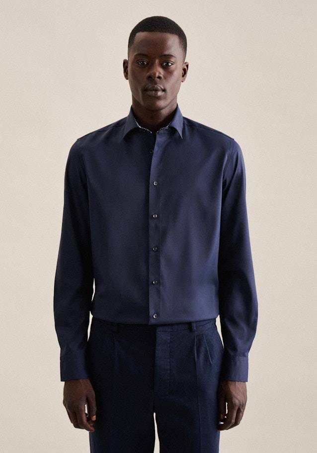 Studio Seidensticker Twill Performance-Hemd in Slim mit Kentkragen
