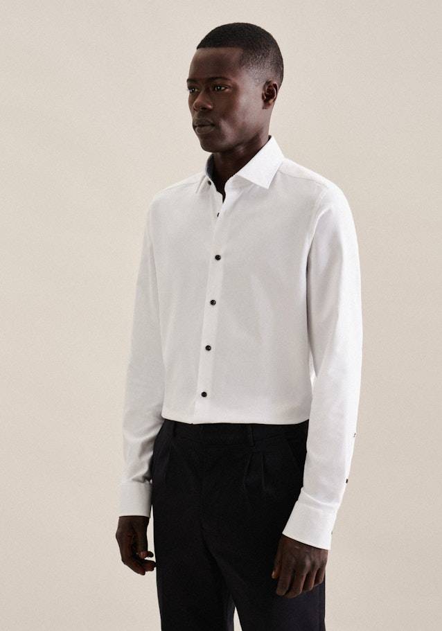 Studio Seidensticker Twill Performance-Hemd in Slim mit Kentkragen