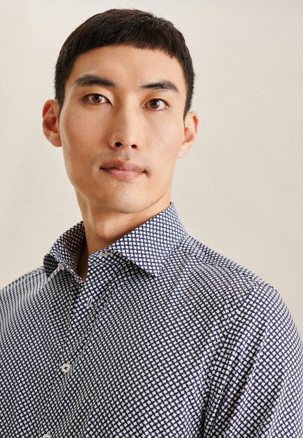 Studio Seidensticker Twill Performance-Hemd In X-Slim Mit Kentkragen