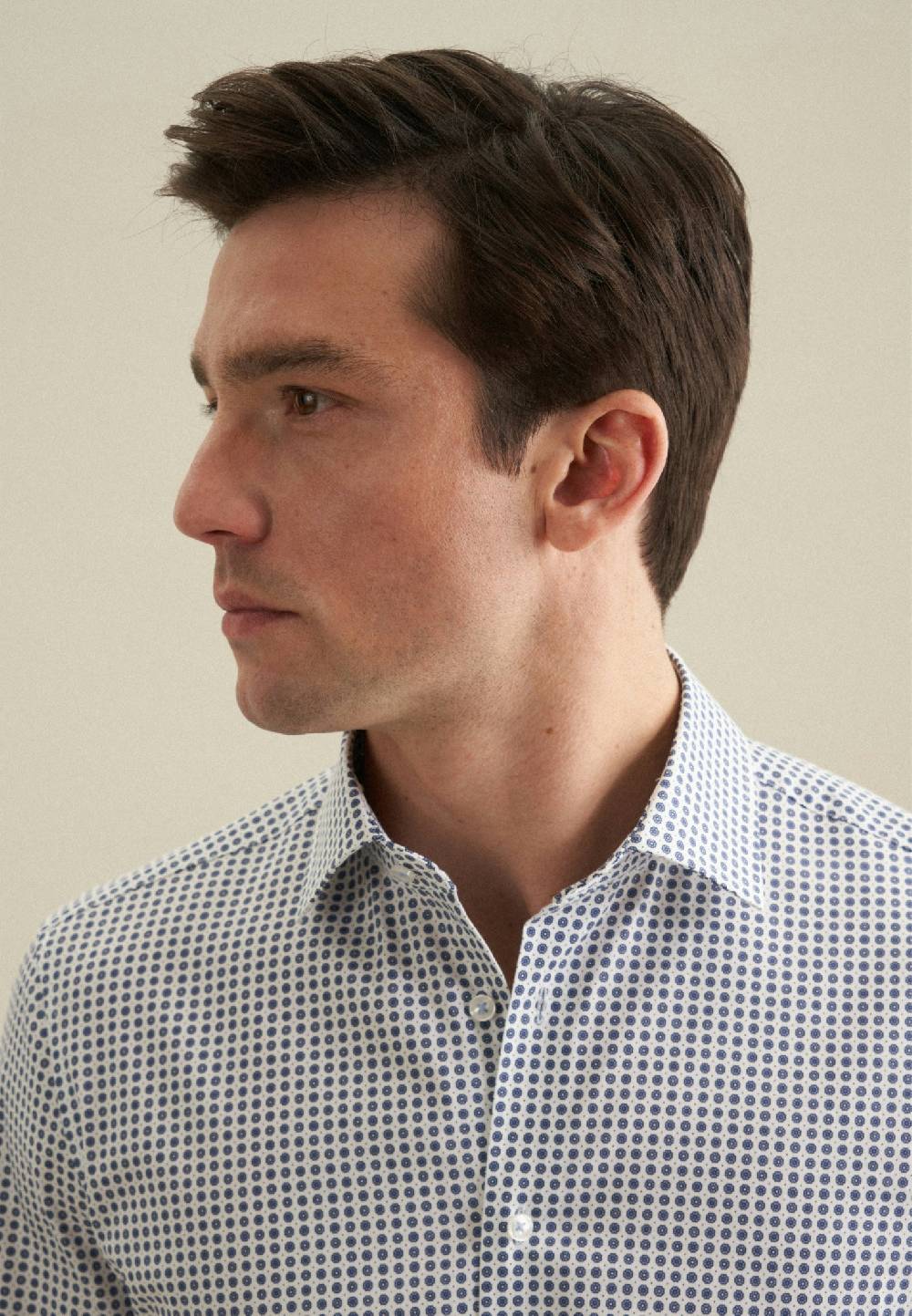 Studio Seidensticker Twill Performance-Hemd In X-Slim Mit Kentkragen