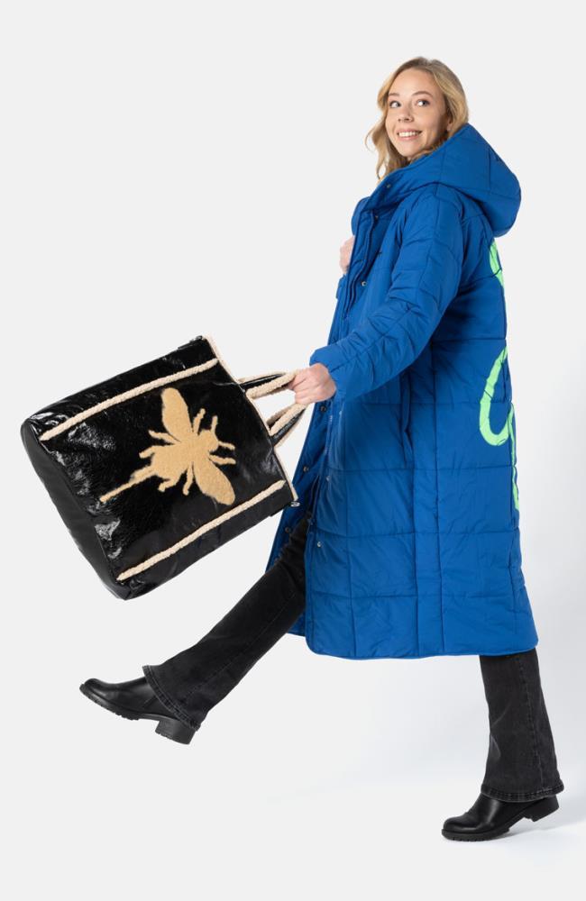 Stuff Maker Bienen Shopper in Schwarz