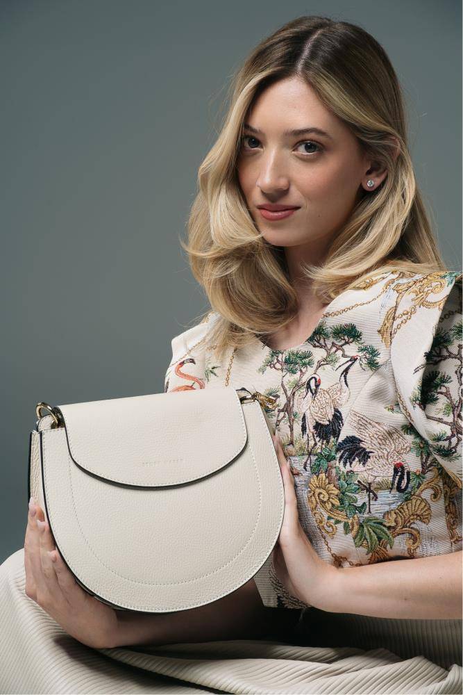 Stuff Maker Crossbody Bag Anna In Beige