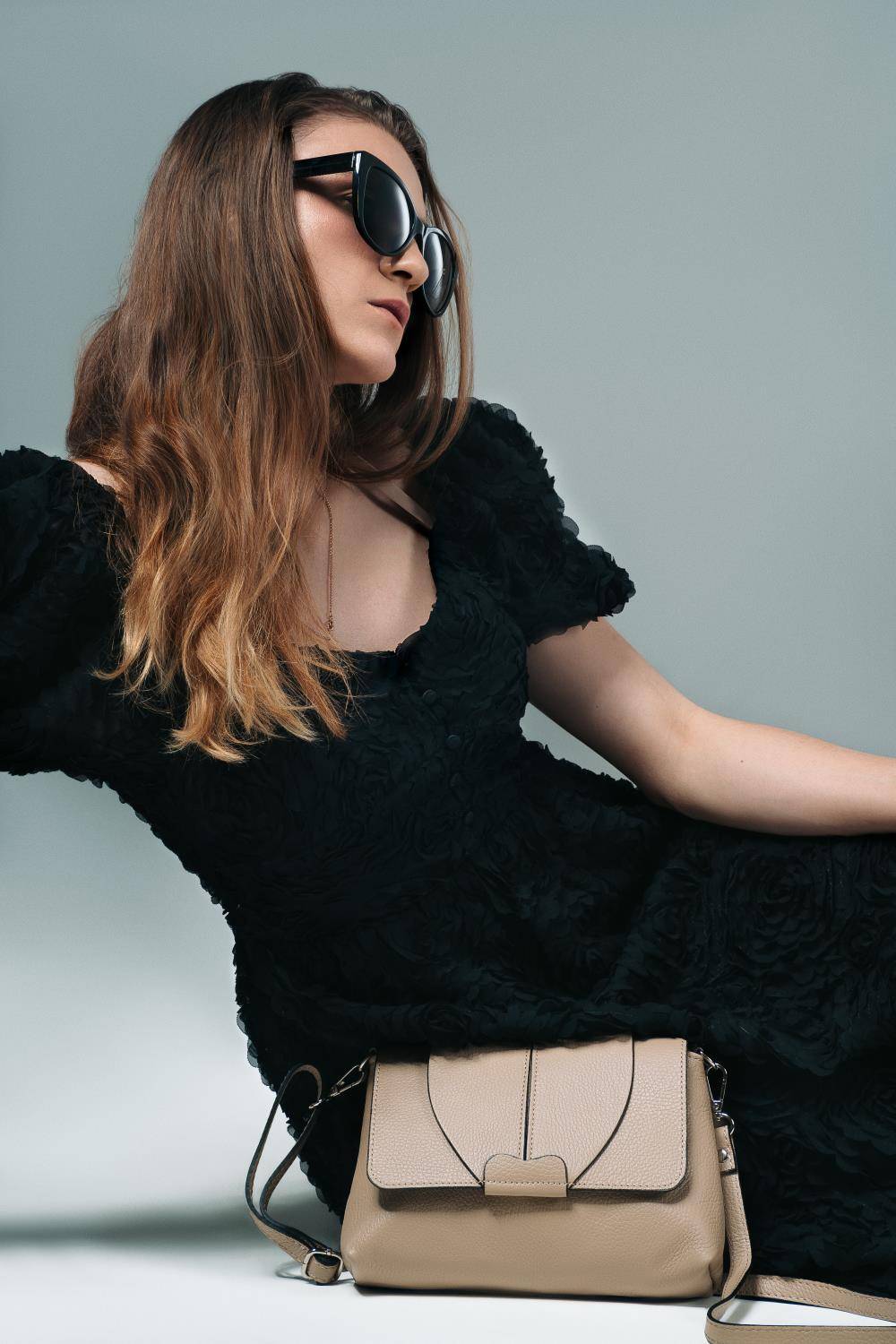 Stuff Maker Crossbody Bag Corinna In Beige