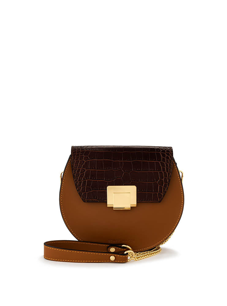 Stuff Maker Crossbody bag Janet in Cognac/Braun