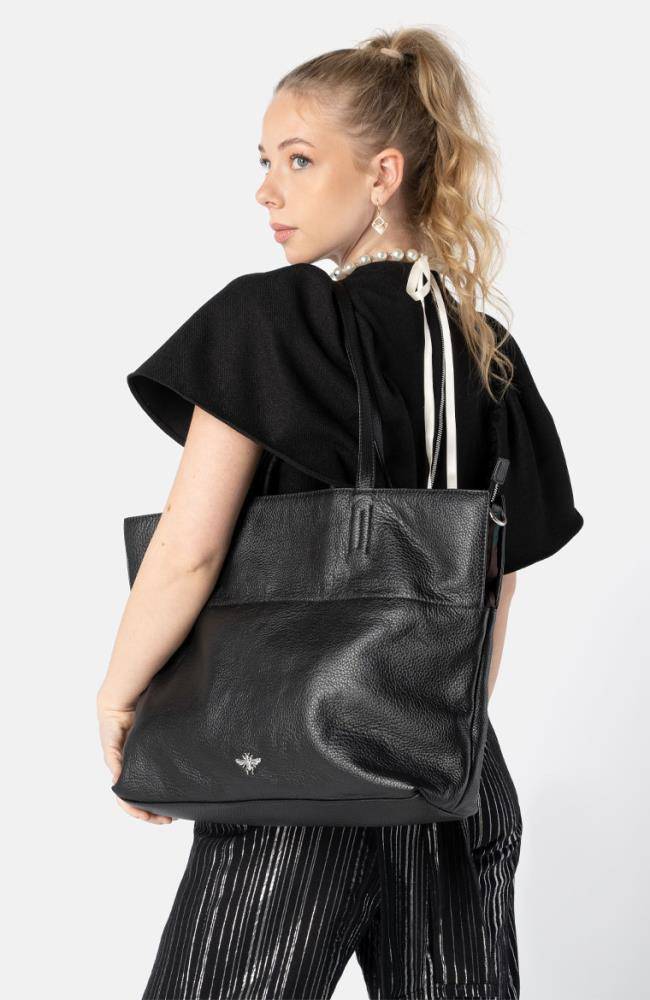 Stuff Maker Handtasche in Schwarz