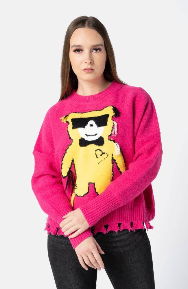 Stuff Maker Icon Pullover In Pink - S/M