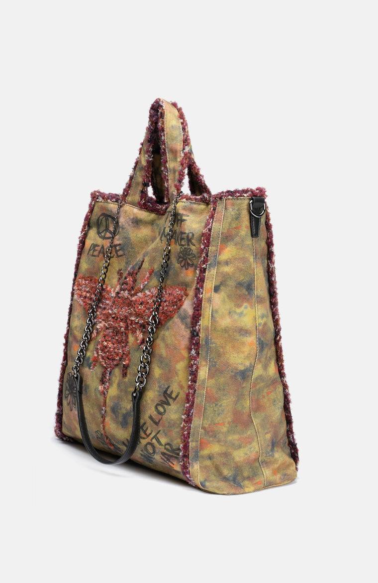 Stuff Maker Iconic Handtasche In Used Khaki