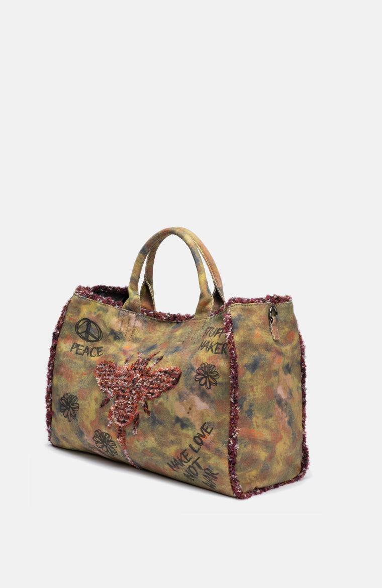 Stuff Maker Iconic Shopper In Used Khaki