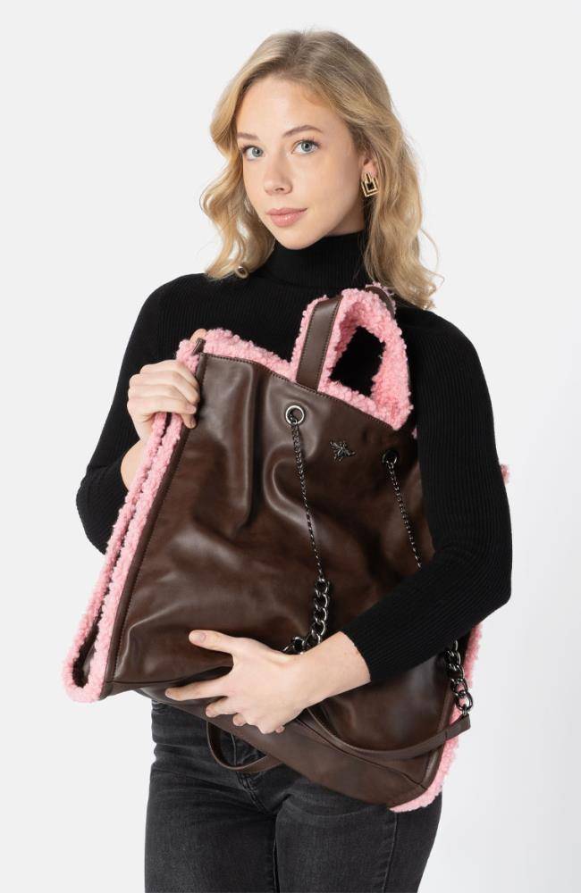 Stuff Maker Shopper in Braun/Pink