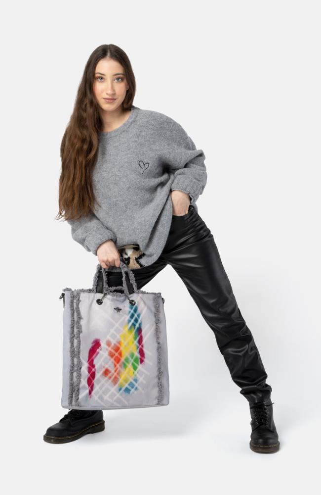 Stuff Maker Shopper in Jeans/Schwarz