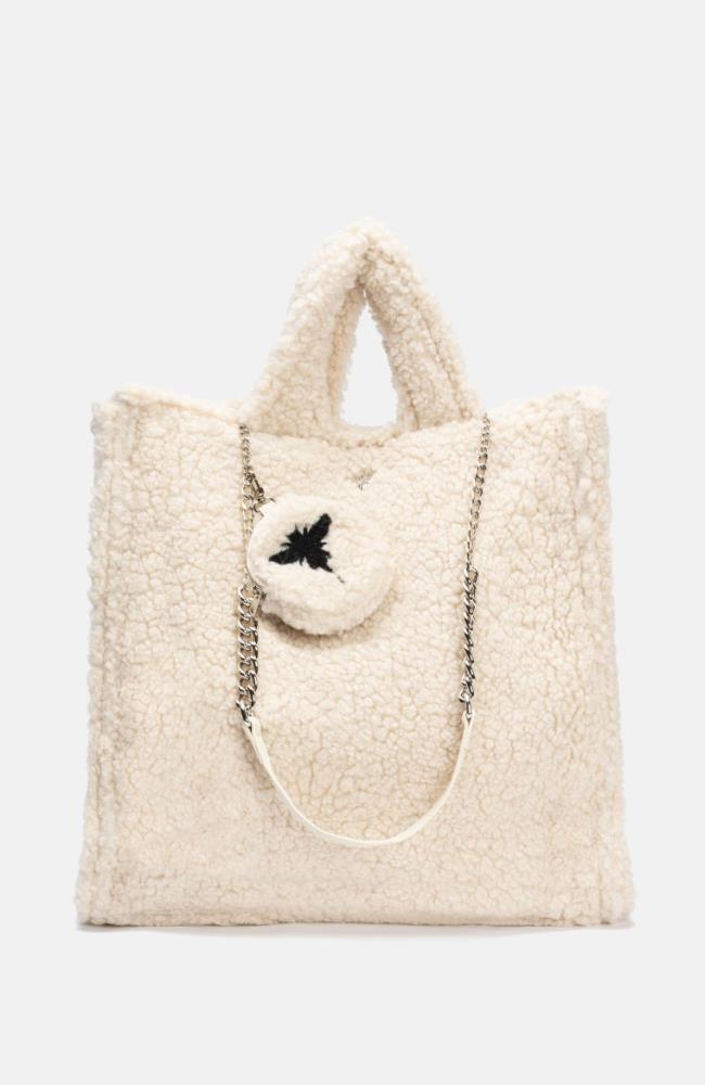 Stuff Maker Teddy Handbag In Weiß