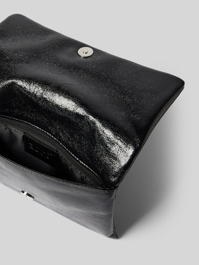 Peek & Cloppenburg AbroLederclutch Mit Applikation In Black