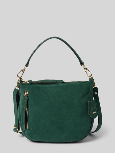 Peek & Cloppenburg AbroLederhandtasche Mit Label-Anhänger Modell 'JUNA' In Dunkelgruen