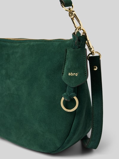 Peek & Cloppenburg AbroLederhandtasche Mit Label-Anhänger Modell 'JUNA' In Dunkelgruen