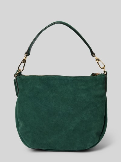 Peek & Cloppenburg AbroLederhandtasche Mit Label-Anhänger Modell 'JUNA' In Dunkelgruen