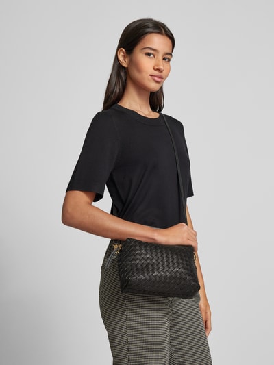 Peek & Cloppenburg AbroUmhängetasche In Flecht-Optik Modell 'KAIA / PIUM' In Black