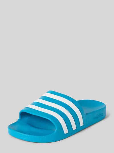 Peek & Cloppenburg ADIDAS SPORTSWEARSlides mit labeltypischen Streifen Modell 'ADILETTE AQUA' in ocean