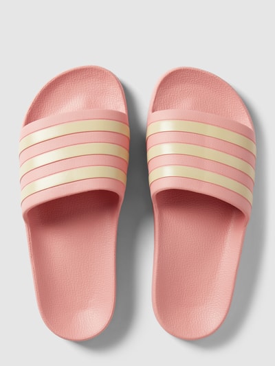 Peek & Cloppenburg ADIDAS SPORTSWEARSlides Mit Labeltypischen Streifen Modell 'ADILETTE AQUA' In Altrosa