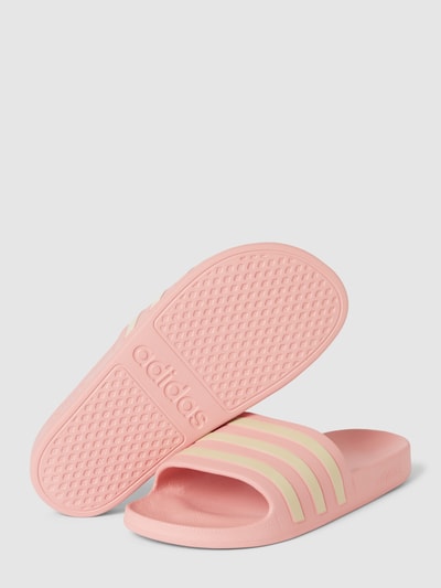 Peek & Cloppenburg ADIDAS SPORTSWEARSlides Mit Labeltypischen Streifen Modell 'ADILETTE AQUA' In Altrosa
