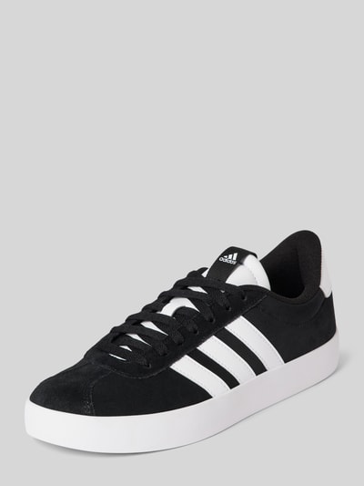 Peek & Cloppenburg ADIDAS SPORTSWEARSneaker aus Leder-Mix Modell 'COURT' in black