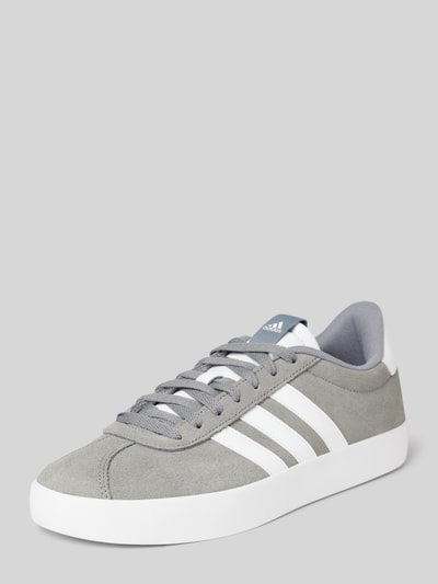 Peek & Cloppenburg ADIDAS SPORTSWEARSneaker aus Leder-Mix Modell 'COURT' in hellgrau