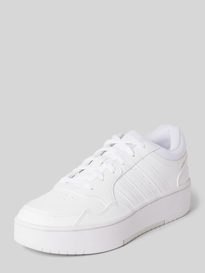 Peek & Cloppenburg ADIDAS SPORTSWEARSneaker im unifarbenen Design Modell 'HOOPS 3.0' in weiss