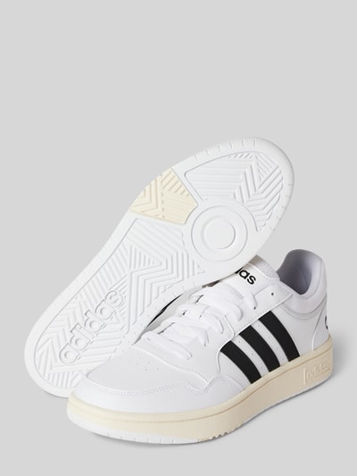 Peek & Cloppenburg ADIDAS SPORTSWEARSneaker Mit Label-Print Modell 'HOOPS' In Weiss
