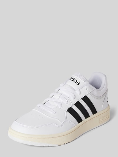 Peek & Cloppenburg ADIDAS SPORTSWEARSneaker mit Label-Print Modell 'HOOPS' in weiss