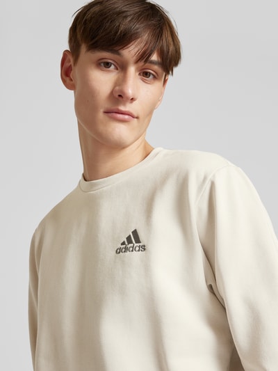 Peek & Cloppenburg ADIDAS SPORTSWEARSweatshirt Mit Gerippten Abschlüssen In Sand