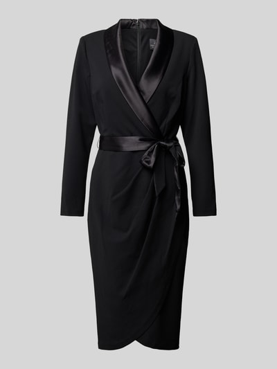 Peek & Cloppenburg Adrianna PapellCocktailkleid Mit Bindegürtel In Black