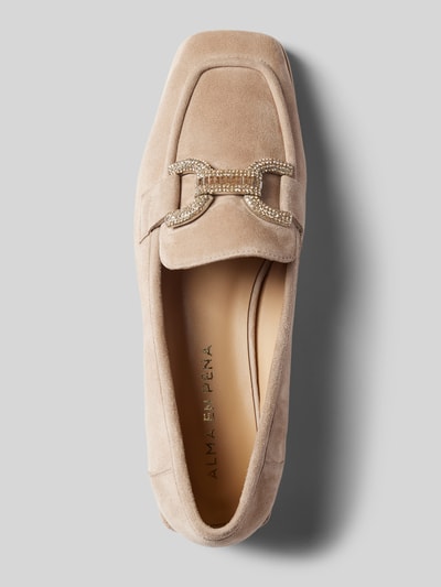 Peek & Cloppenburg ALMA EN PENALoafers Mit Strasssteinbesatz In Beige