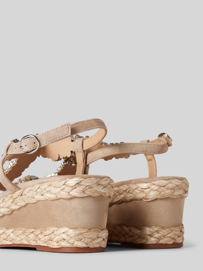 Peek & Cloppenburg ALMA EN PENASandalette Mit Ziersteinbesatz In Beige