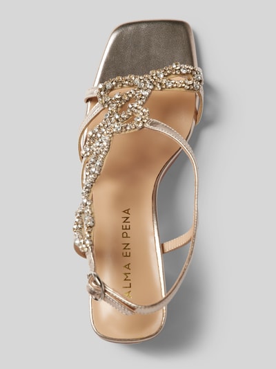 Peek & Cloppenburg ALMA EN PENASandalette Mit Ziersteinbesatz In Rose